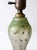 Vintage 1930s Green Glass Table Lamp For Sale - Image 10 of 13