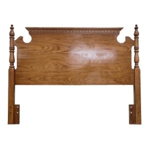 Vintage Full or Queen Size Ram’s Head Traditional Style Headboard