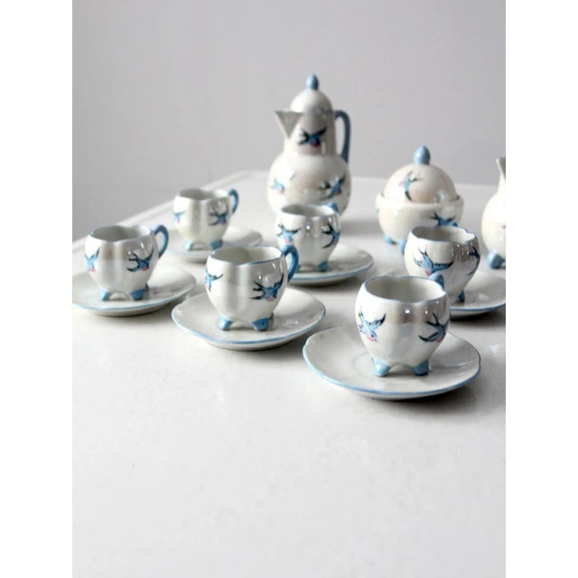 Antique German Miniature Tea Set - 15 Piece For Sale - Image 11 of 13