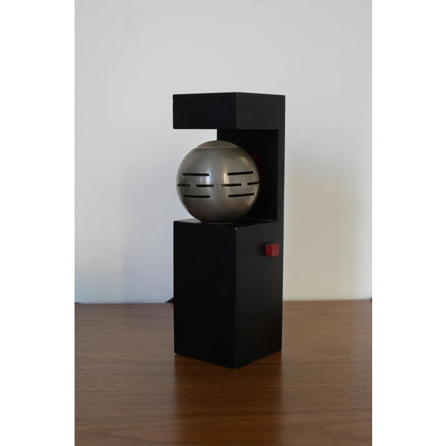 Really nice little 1970 Angelo Lelli Contrast Table Lamp For Arredoluce, Italy. This example is in nice vintage condition...