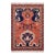 Rustic Kargahi Burnt Orange/Brown Hand-Knotted Wool Rug - 6'8'' X 7'3'' For Sale