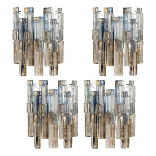 Large Wall Lights from Kalmar, Austria, 1960s, Set of 2 For Sale