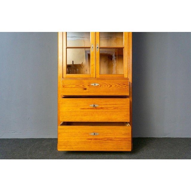 Biedermeier Pine Kitchen Cupboard For Sale - Image 10 of 18