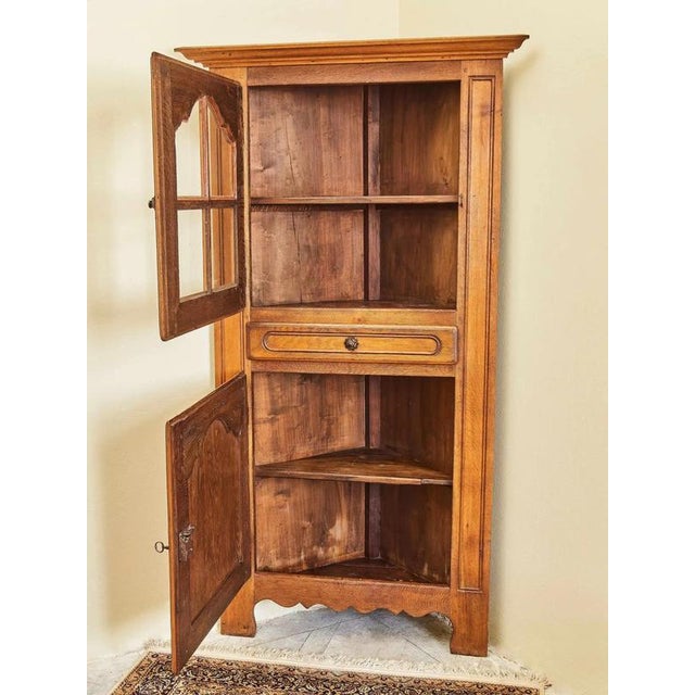 Small Corner Cabinet in Oak, 1800s For Sale - Image 6 of 13