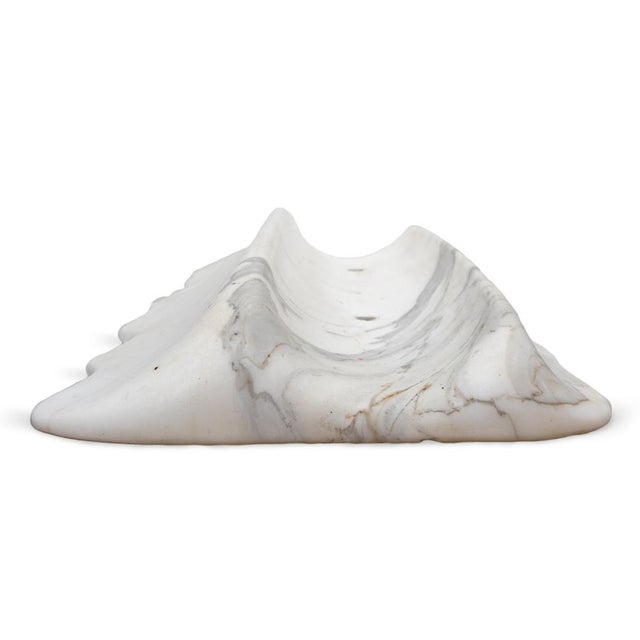 Roland Berger, Resting Wave, White Marble For Sale - Image 4 of 4