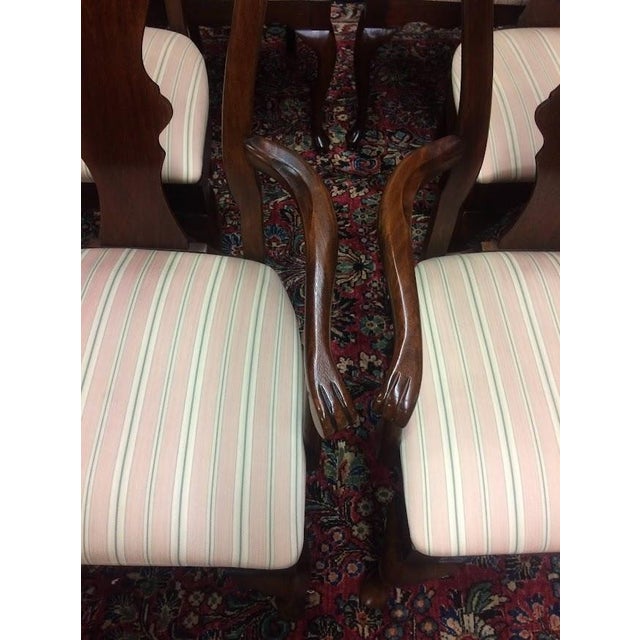 Jamestown Lounge Co. Vintage Dining Chairs, Queen Anne Chairs, Set of Eight For Sale - Image 4 of 15