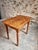 Antique French Walnut Writing Table with Drawer, 1900s For Sale - Image 12 of 16
