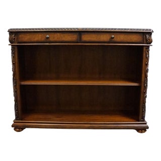 Hooker Furniture Seven Seas Collection Walnut Old World Mediterranean 56" Open Cabinet Console Table 500-50-311 For Sale
