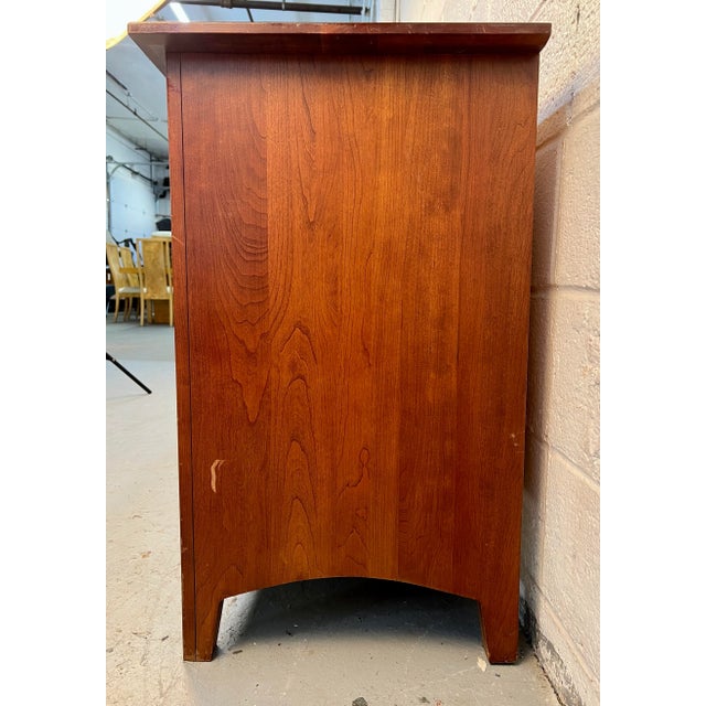 Brown Mid 20th Century Modern Cherry Dresser by Ethan Allen For Sale - Image 8 of 14