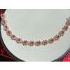 7 Carat Oval Cut Natural Ruby & Diamond Tennis Bracelet 14kt Yellow Gold 24.5 G For Sale - Image 16 of 18