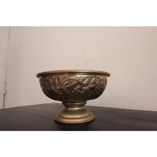 Early 20th Century Silver-Plated Brass Fruit Bowl, 1920s For Sale - Image 6 of 18