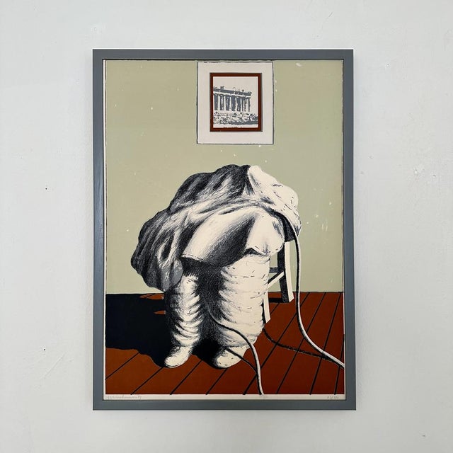 Green Postmodern Color Composition, Lithograph, 1981, Framed For Sale - Image 8 of 8