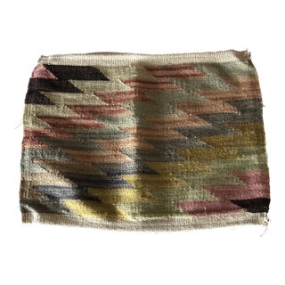 Pastel Color Vintage Textile Fragment For Sale