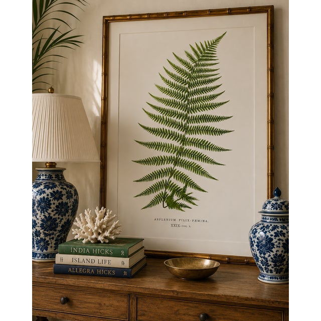 Not Yet Made - Made To Order Vintage Fern Art Print, Botanical Fern Reproduction, 40" X 60" For Sale - Image 5 of 10
