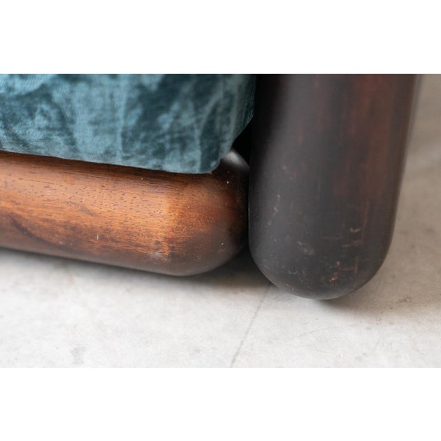 Brown Modernist Italian Cornaro Sofa Set by Carlo Scarpa for Gavina, 1973 For Sale - Image 8 of 18