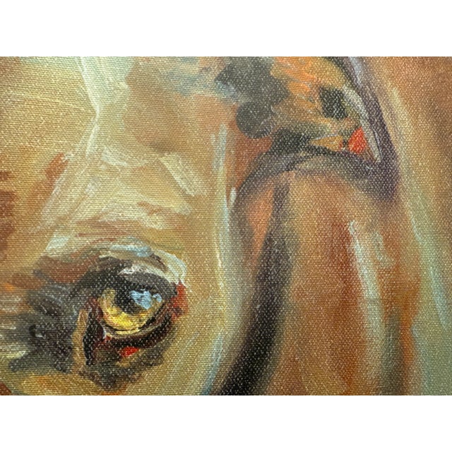 Textile Giclée Print of Original Expressionist Dog Painting For Sale - Image 7 of 7