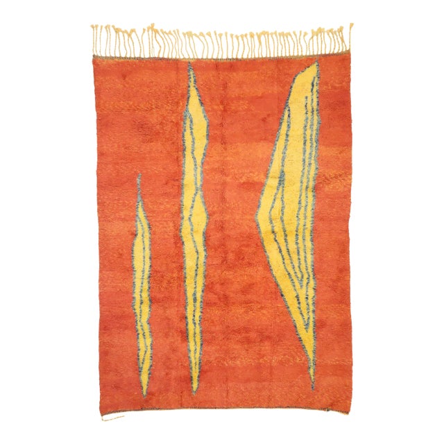 Beni Mrirt Moroccan Rug - 07'01 X 09'09 For Sale