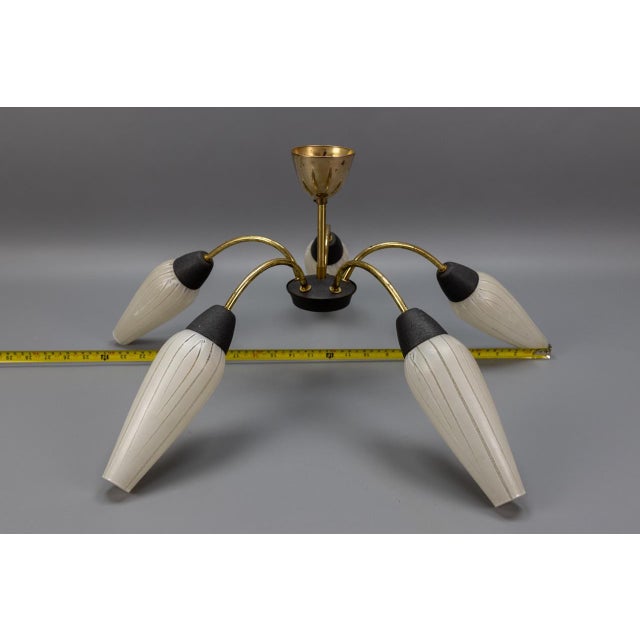 Mid-Century Modern German Sputnik Chandelier, 1950s For Sale - Image 18 of 18