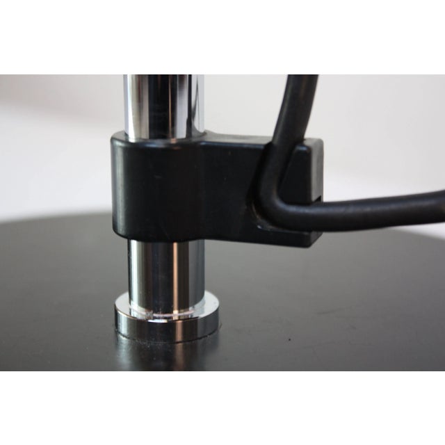 Metal Danish Chrome and Metal Adjustable Table Lamp For Sale - Image 7 of 11