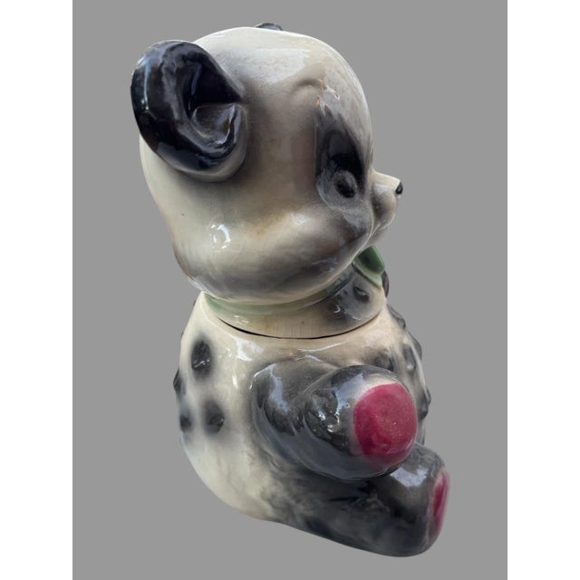 Vintage Brush McCoy Figural Panda Bear Cookie Jar In good original condition showing some typical age-appropriate wear...