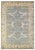 Exquisite Rugs Oushak Hand knotted Wool Blue/Ivory Rug-12'x15' For Sale