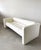 Textile Vintage 80s Postmodern Off White Boucle Bolster Sofa For Sale - Image 7 of 10