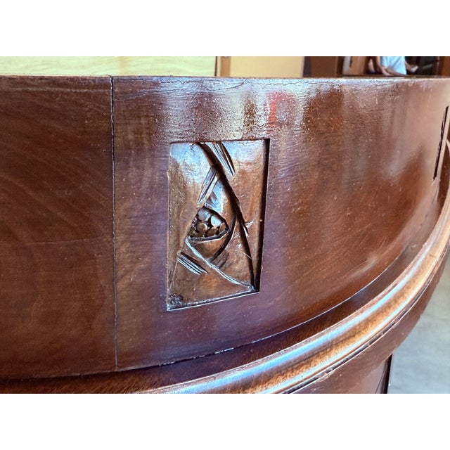 Art Deco Desk Table with Two Faces and Two Levels, 1940 For Sale - Image 13 of 18