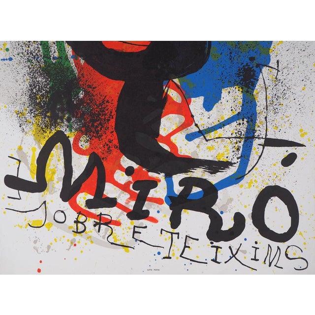 Joan Miro, Sobreteixims, Original Signed Lithograph For Sale - Image 4 of 6