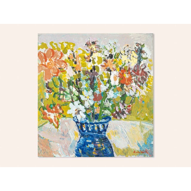 Spring Flowers, Oil on Panel, Framed For Sale - Image 11 of 11