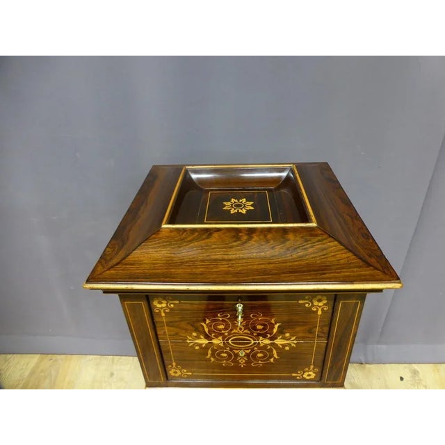 Antique French Rosewood Side Table For Sale - Image 3 of 13