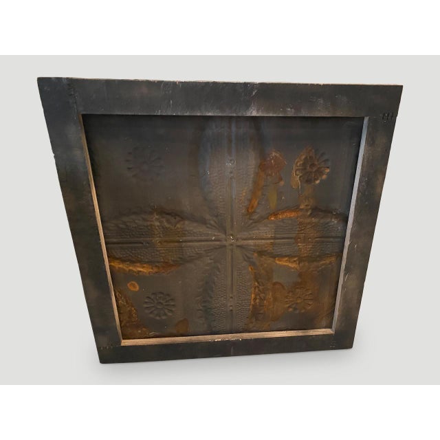 Antique Tin Ceiling Remnant For Sale - Image 4 of 5