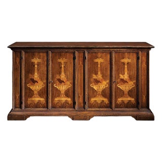 Italian Marquetry Sideboard For Sale