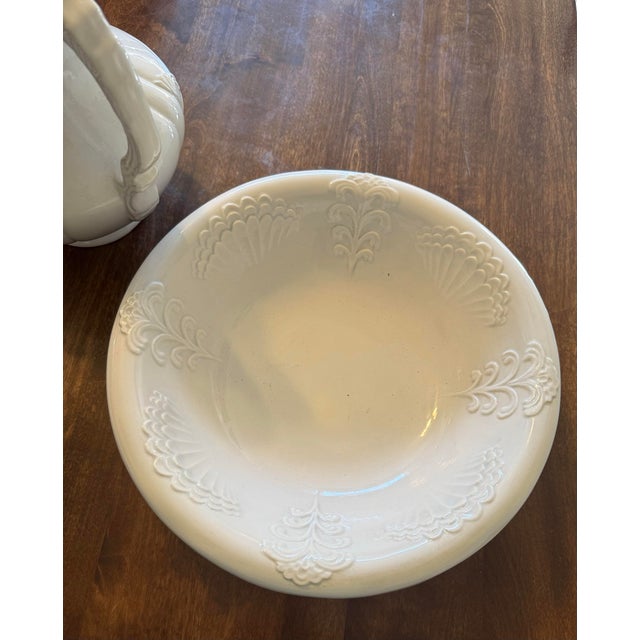 1970s Vintage Pitcher and Washbasin Set For Sale - Image 5 of 12