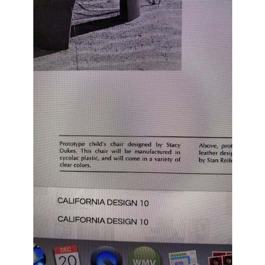 Plastic Stacy Dukes Prototype Fiberglass stool from California Design 10/ 1968 For Sale - Image 7 of 15
