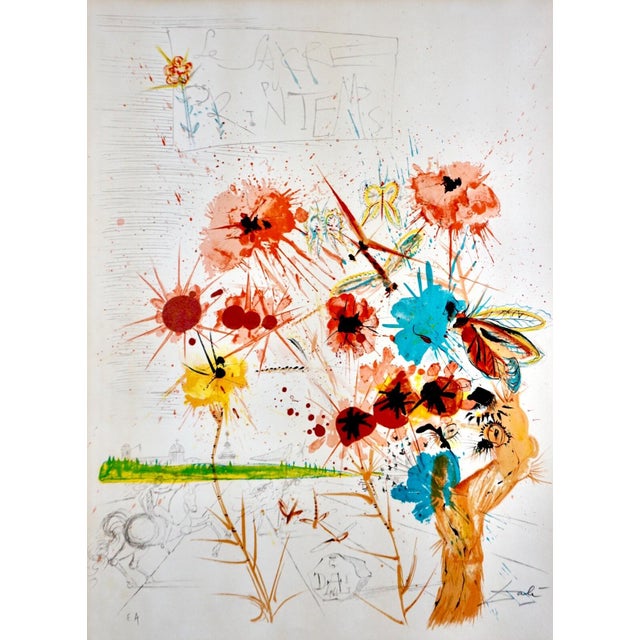 ARTIST: Salvador Dali TITLE: Le Sacre du Printemps MEDIUM: Lithograph SIGNED: Hand Signed EDITION NUMBER: EA total tirage...