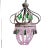 1940s Vintage French Crystal Drop Pendant Light For Sale - Image 5 of 5