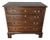 (A) Henkel Harris Mahogany Bracket Foot 4 Drawer Bachelor Chest For Sale