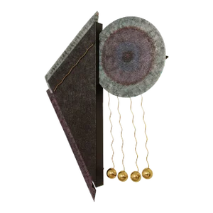 Postmodern Curtis Jere Geometric Wall Sculpture