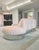 White Vintage 1960s Serpentine Sectional Sofa With Chrome Base | by Milo Baughman for Thayer Coggin For Sale - Image 8 of 15