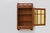 Art Deco Oak Wall Cabinet with Amber Glazed Door, Belgium, 1920s For Sale - Image 3 of 13