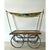 Rustic Vintage Wooden Market Cart With Fabric Canopy For Sale - Image 3 of 12