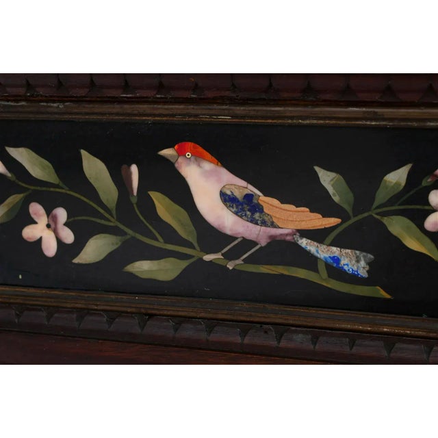 Late 19th Century Large Antique Walnut Chest With Pietra Dura Plaques For Sale - Image 5 of 9