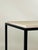 Metal Large 'Diagramme' Travertine Console by Design Frères For Sale - Image 7 of 8
