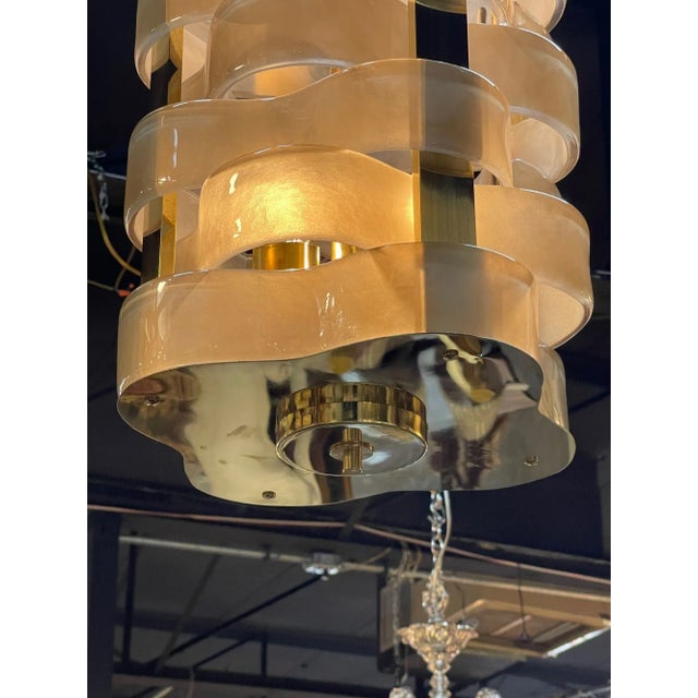 2000 - 2009 Murano Woven Lanterns in Fume For Sale - Image 5 of 7