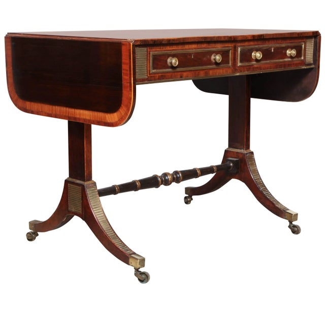 Early 19th Century Regency Rosewood Sofa Table in the Manner of John McLean For Sale - Image 11 of 11