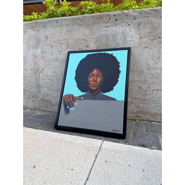 The Silent Guarde, 2, Acrylic Painting by Emmanuel Akolo. (2026) For Sale - Image 11 of 12