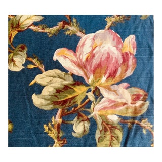 1940s Vintage English Country House Chintz Fabric- 2.5. Yards For Sale