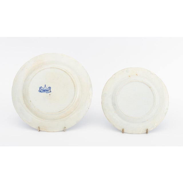 English Flow Blue Transferware Tableware, 20 Pcs. For Sale - Image 13 of 14