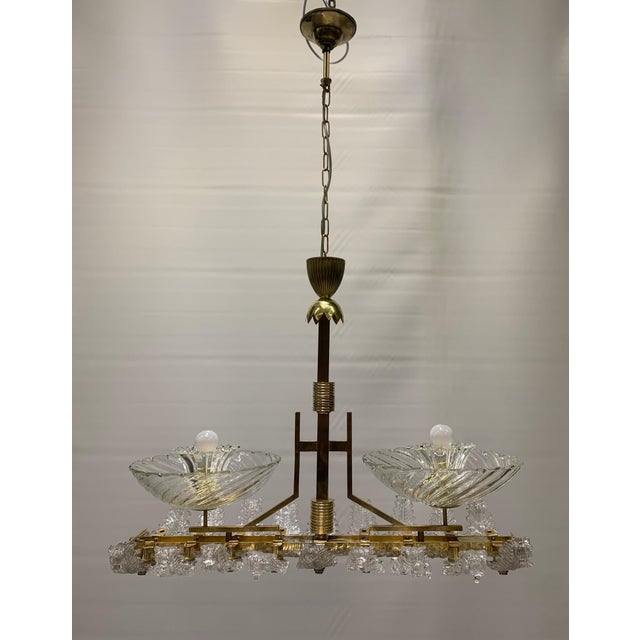 Pendant Chandelier from Seguso, 1950 For Sale - Image 3 of 11