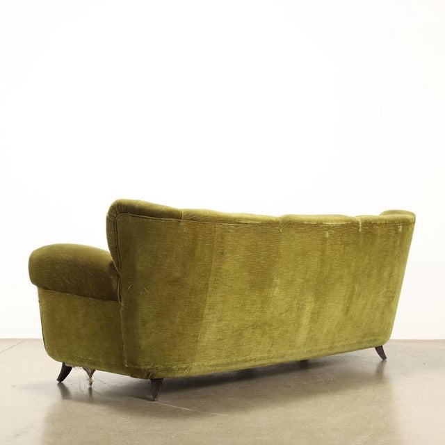 Green Vintage Green Sofa, 1950s For Sale - Image 8 of 10